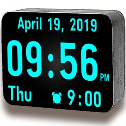 Huge Clock Digital app icon